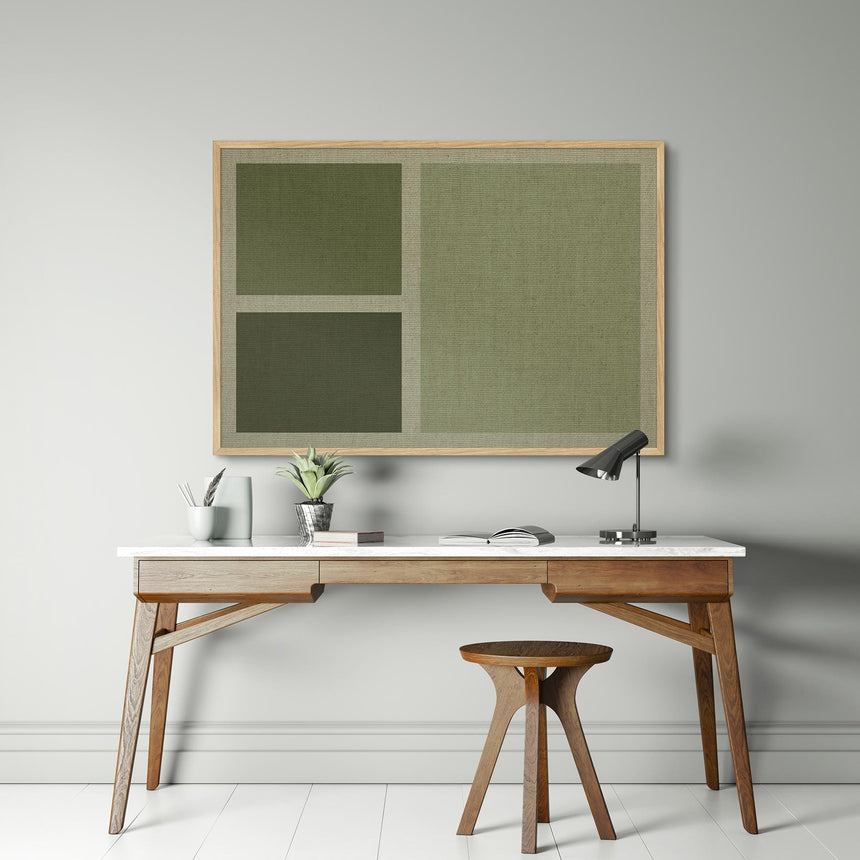 Hør lærredstryk - Greenish Decoration - Incado