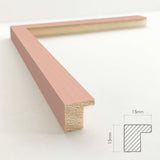 Træramme - Dirty Rose - NordicLine - Incado
