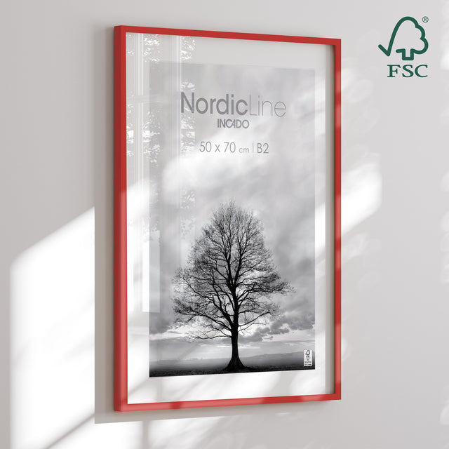 Træramme - Sunset Red - NordicLine - Incado