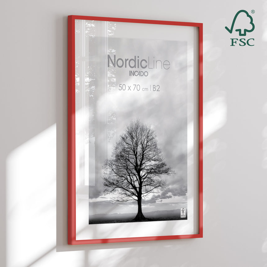 Træramme - Sunset Red - NordicLine - Incado