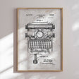 Plakat - Typewriter - Incado