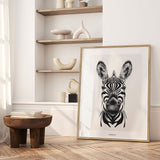 Plakat - Face Of A Zebra - Incado