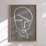 Plakat - Face of Lines - Incado