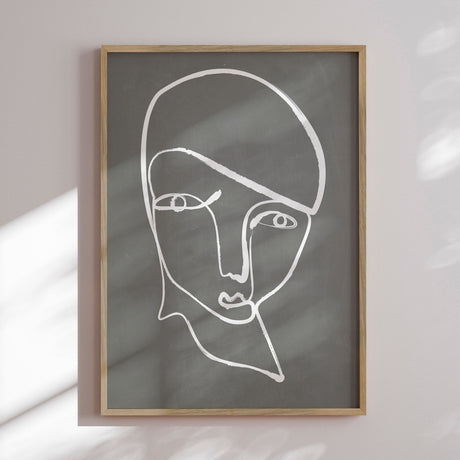 Plakat - Face of Lines - Incado