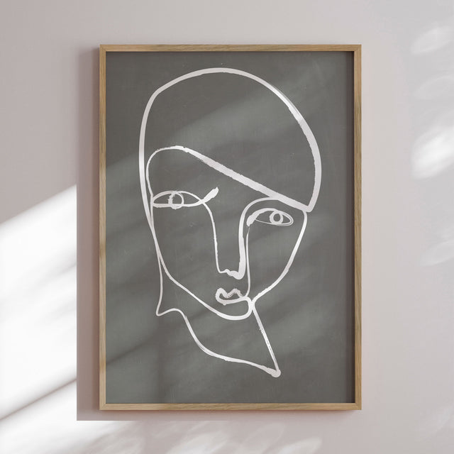 Plakat - Face of Lines - Incado