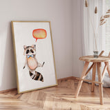 Plakat - Ricco Raccoon - Memory Art - Incado