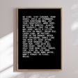 Plakat - Be Kind - Incado