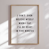 Plakat - I Don't Believe - Incado