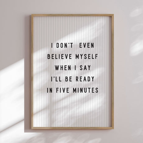 Plakat - I Don't Believe - Incado
