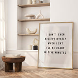 Plakat - I Don't Believe - Incado