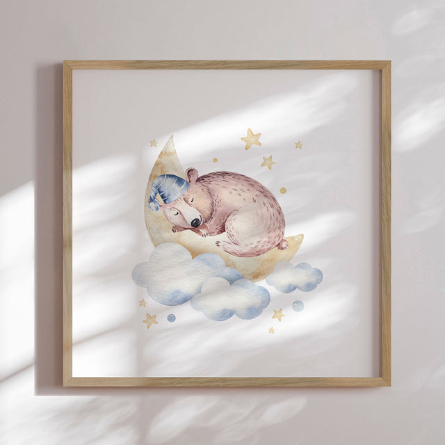 Plakat - Moonlight Bear - Memory Art - Incado