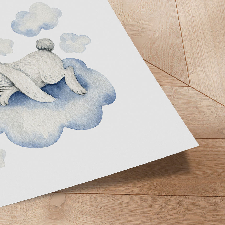 Plakat - Moonlight Rabbit - Memory Art - Incado