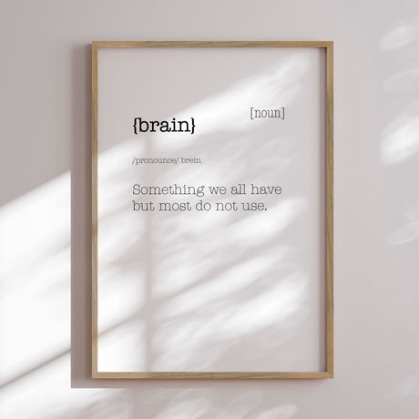 Plakat - Brain - Incado