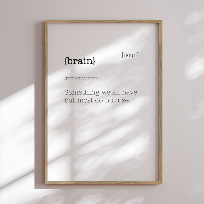 Plakat - Brain - Incado