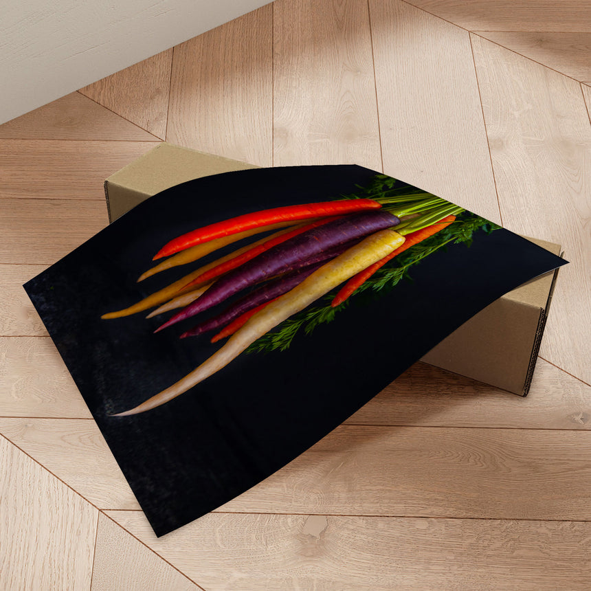 Plakat - Rainbow Carrot - Bon Appétit - Incado