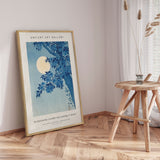 Plakat - Blossoming Cherry On a Moonlit Night - Ancient Art - Incado