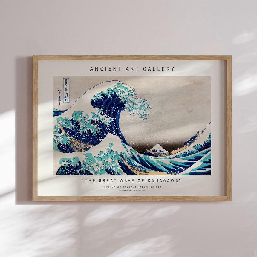 Plakat - The Great Wave of Kanagawa - Ancient Art - Incado