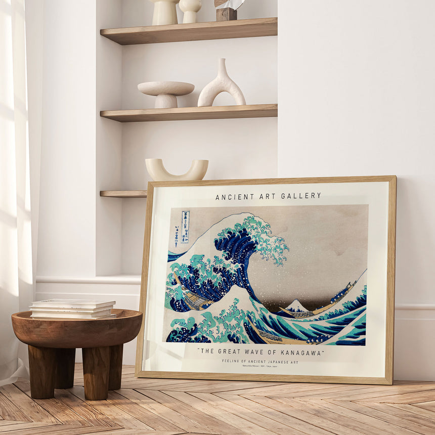 Plakat - The Great Wave of Kanagawa - Ancient Art - Incado