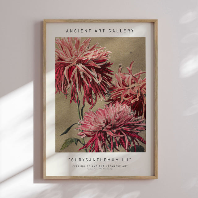 Plakat - Chrysanthemum III - Ancient Art - Incado