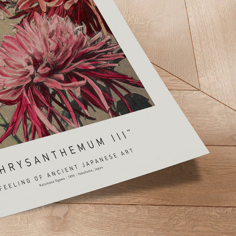 Plakat - Chrysanthemum III - Ancient Art - Incado
