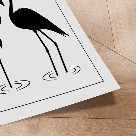 Plakat - Flamingo Sunset - Incado