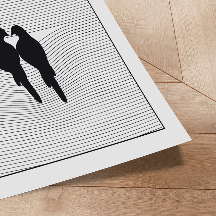 Plakat - Lovebirds - Incado