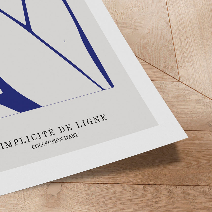 Plakat - Fem shapes - Art Oublié - Incado