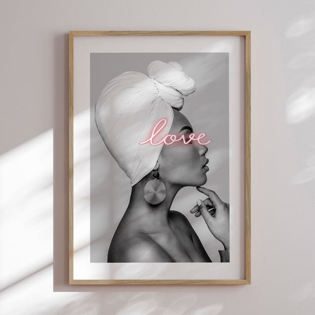 Plakat - Neon Love - Incado