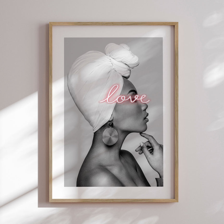 Plakat - Neon Love - Incado
