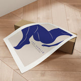 Plakat - Blue beauty - Art Oublié - Incado