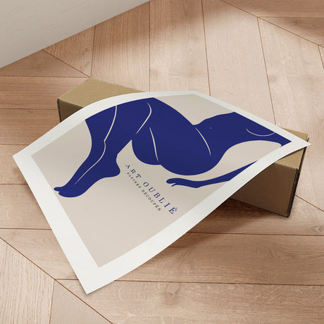Plakat - Blue beauty - Art Oublié - Incado