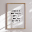 Plakat - Fashion Is - Incado