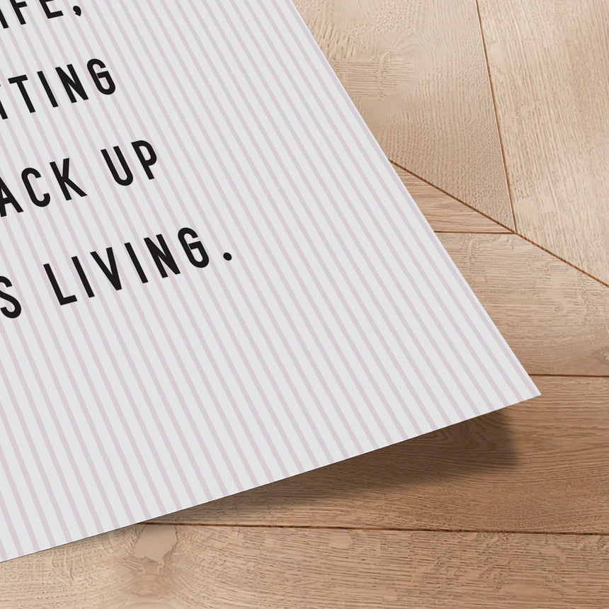 Plakat - Getting Back Up - Incado