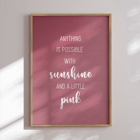 Plakat - A Little Pink - Incado