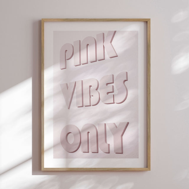 Plakat - Pink Vibes - Incado