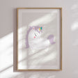 Plakat - Girly Unicorn II - Memory Art - Incado