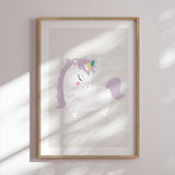 Plakat - Girly Unicorn II - Memory Art - Incado