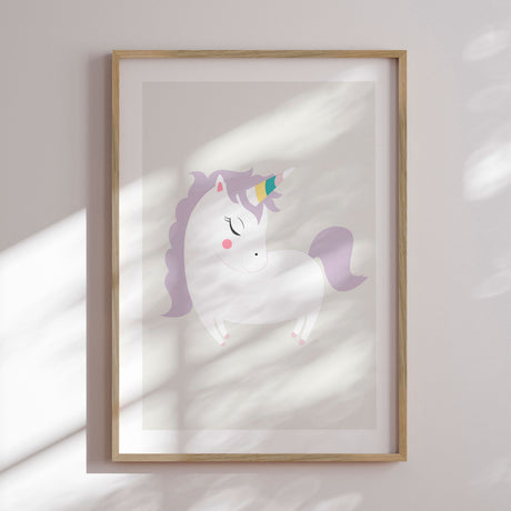 Plakat - Girly Unicorn II - Memory Art - Incado