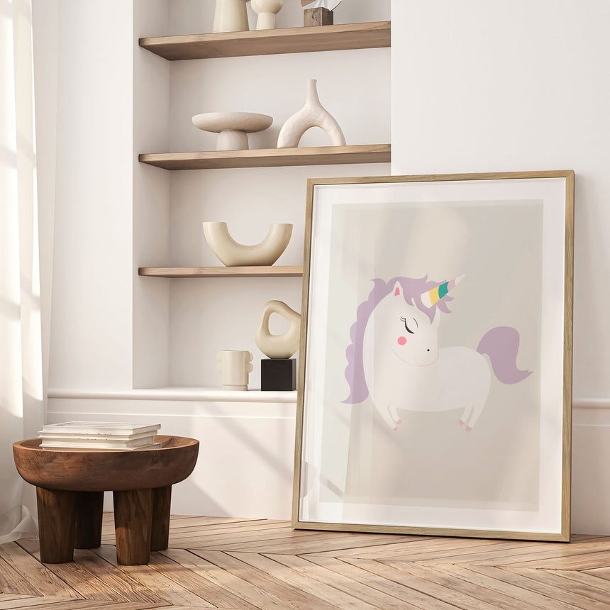 Plakat - Girly Unicorn II - Memory Art - Incado