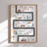 Plakat - Roadtrip - Memory Art - Incado