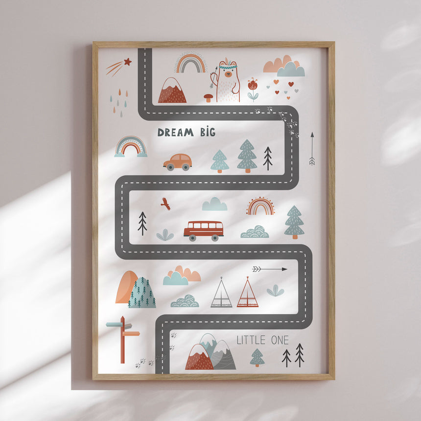 Plakat - Roadtrip - Memory Art - Incado