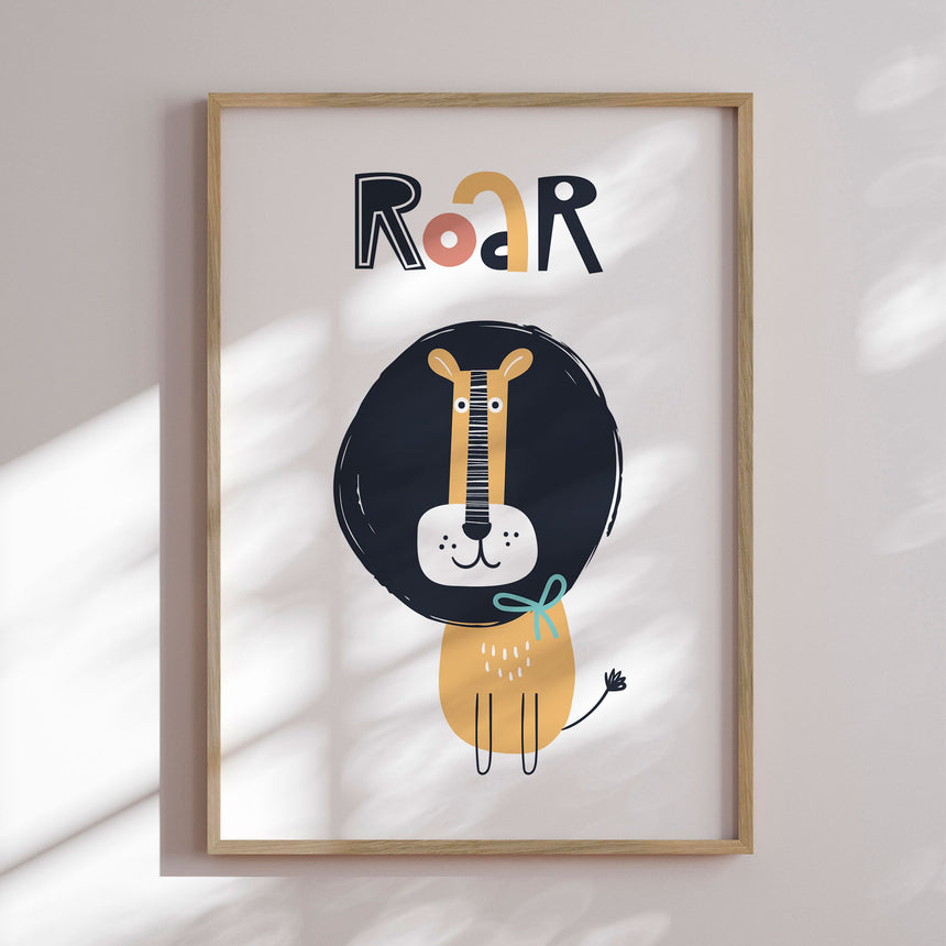 Plakat - Lion Roar II - Memory Art - Incado