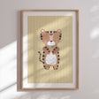 Plakat - Bowtie Tiger - Memory Art - Incado