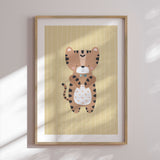 Plakat - Bowtie Tiger - Memory Art - Incado