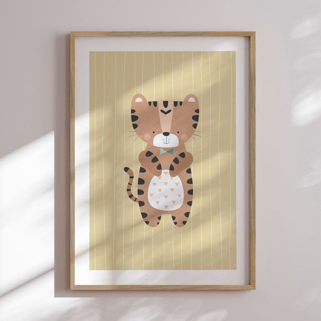Plakat - Bowtie Tiger - Memory Art - Incado