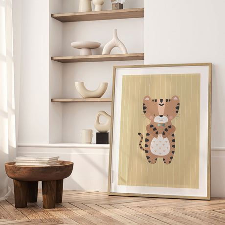 Plakat - Bowtie Tiger - Memory Art - Incado