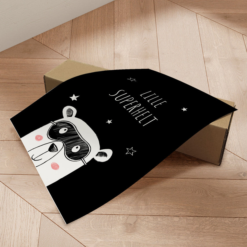 Plakat - Lille Superhelt - Memory Art - Incado