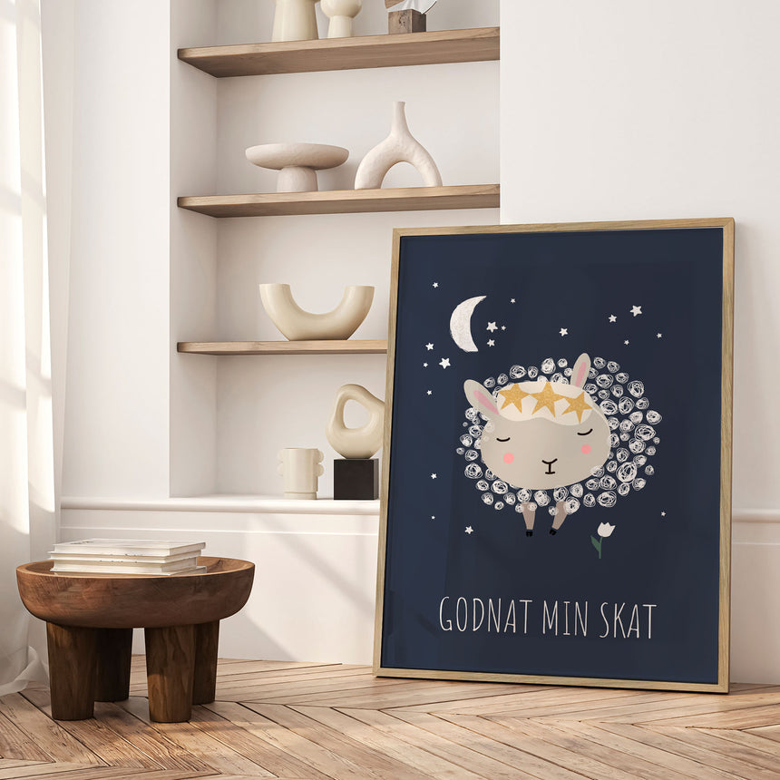Plakat - Godnat Min Skat - Memory Art - Incado