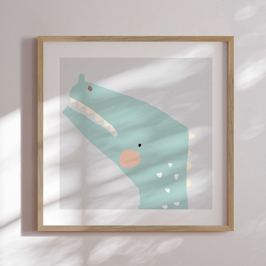 Plakat - Kasper Krokodille - Memory Art - Incado