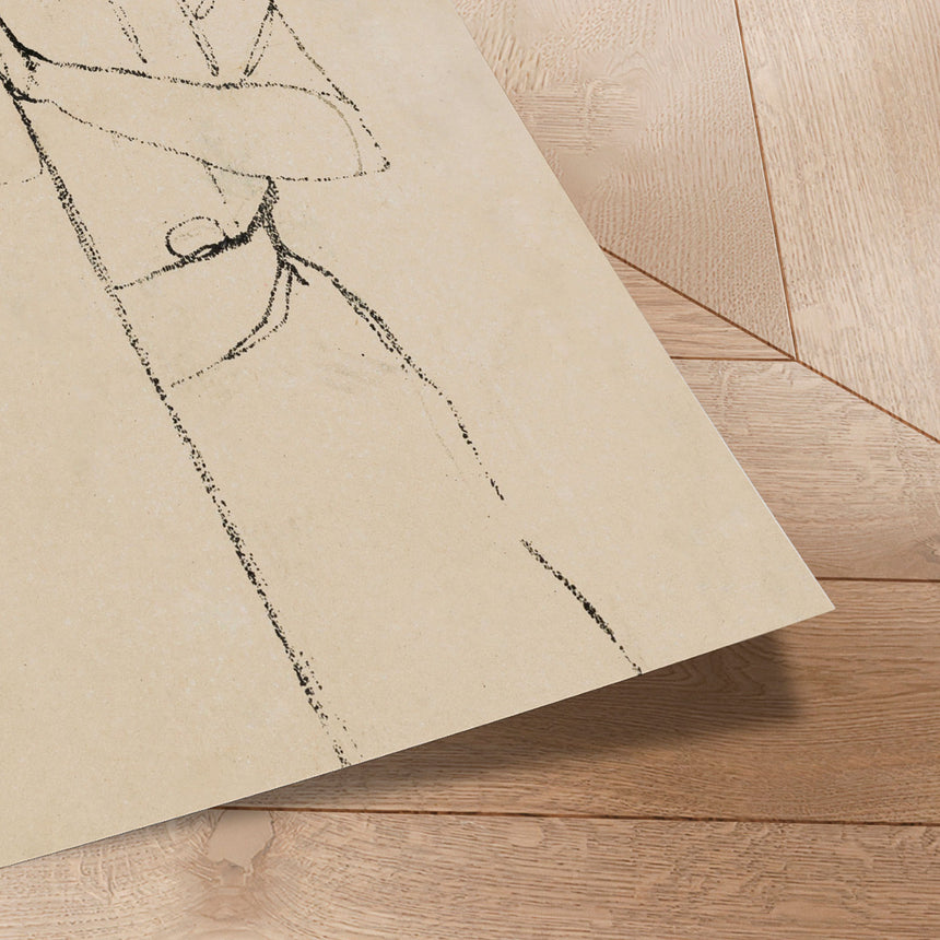 Plakat - Portrait Féminin III - Egon Schiele - Incado
